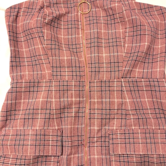 RUNWAY Spears short dress. Size Small. Plaid above the knee dress. - Picture 5 of 5